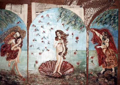 Homenaje a Botticelli. La Primavera.