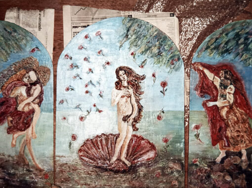 Homenaje a Botticelli. La Primavera.