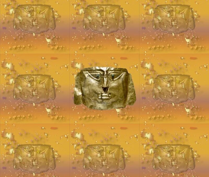Golden faces